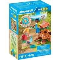 Playmobil® Pflege der Igelfamilie (71512), My Life Konstruktions-Spielset, (18 St), Made in Europe