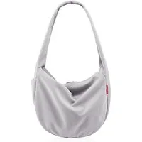 REISENTHEL® Umhängetasche MOONBAG CORD GREY, Grau, Cordoptik, Polyester, 24 Liter, B 48 x H 33 x T 14 cm