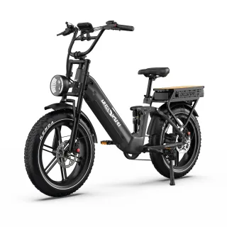[EU Direct] ONESPORT OT08 PRO Electric Bike 48V 18AH*2 Dual Batteries 500W Motor Recommended Top Speed 25KM/H 20inch Tir