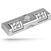 HEITECH LED Lichtleiste LED-Lichtleiste mit Bewegungsmelder Wandmontage Kabellos, einstellbar