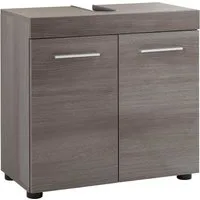 welltime Waschbeckenunterschrank Royan Waschbeckenunterschrank mit 2 Türen - (B/T/H) 58/31/57 cm