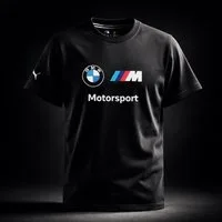 BMW T-Shirt BMW MMS ESS Logo Tee Herren T-Shirt Motorsport Schwarz