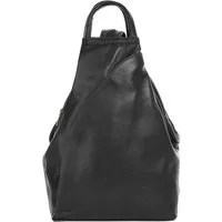 Piké Cityrucksack, echt Leder, Made in Italy