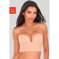LASCANA Corsage mit Push-up-Kissen & Stützfunktion, große Größen, Sommer