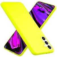 Nalia Smartphone-Hülle Samsung Galaxy S24 15,7 cm (6,2 Zoll), Neon Silikon Hülle / Farbintensives Cover / Soft Touch Oberfläche