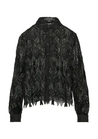 comma - Bluse schwarz - Gr. - 38