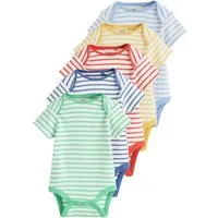 Next Kurzarmbody Kurzärmelige Baby Bodysuits im 5er-Pack (5-tlg)