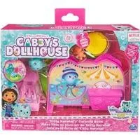 Gabby's Dollhouse Deluxe Room Spielset - Fest-Raum mit Kätzchen Narwal , Spielfigur