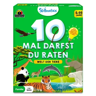 Skillmatics Kartenspiel - 10 Mal darfst du raten Tierreich