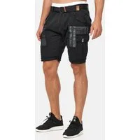 Indicode Cargoshorts Herren Jaramillo Cargo Shorts Herrenshorts aus 100 % Baumwolle mit 6 Taschen