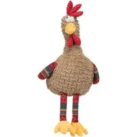 TRIXIE Tierkuscheltier Hahn Plüschspielzeug für Hunde - diverse - 60 cm, Plüsch, Polyester