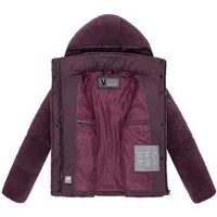 Marikoo Winterjacke Kaguraa warme Teddyfell Sherpa Jacke