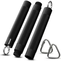 NEOLYMP Trainingsband Widerstandsbänder Fitness Stange - Inkl. Karabiner - Pilates Bar, Kompatibel mit Fitnessbändern, Resistance Bands & Widerstandsbänder
