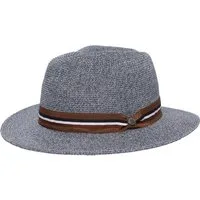 bugatti Fedora Einfarbiger bugatti Sommer-Fedora mit gewebtem Hutband (keine)