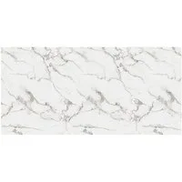 IZODEKOR 3D Wandpaneel XXL Marmoroptik PVC – Duschrückwand, Küchenrückwand & Spritzschutz, (wasserfest, hitzebeständig, zuschneidbar, einfache Klebemontage, XXL-Format 122x244 oder 122x260 cm, 1 Paneel, 2,98–3,17 m)