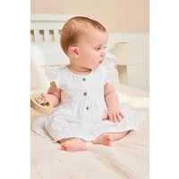 Next Blusenkleid Baby-Kleid mit integriertem Bodysuit (1-tlg)