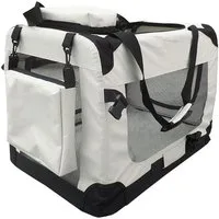 Petigi Tiertransporttasche Transportbox Faltbar Faltbox Hund Transporttasche S-XXXXL 5 Farben