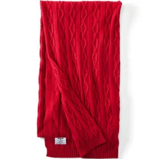 Lands' End x Lulu Guinness Lips Decke, Herren,  Rot, Polyester, by Lands' End