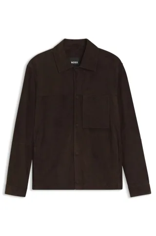 BOSS Menswear Black - C-Molot Dark Brown - Gr. - 52
