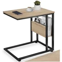 tectake Beistelltisch Wigan (1-St., 1 tlg), Trendiger Beistelltisch im typischen Industrial Look