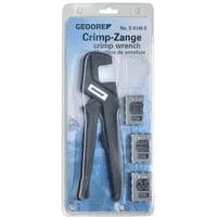 Crimp-Zangen-Set INDUSTRIAL (S 8140 J), 4-teilig, Crimpzange schwarz, für spezifische Anforderungen im Bereich der industriellen Wartung