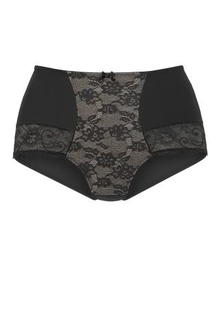 LASCANA - NUANCE Shaping Slip black-nougat - Gr. - 42