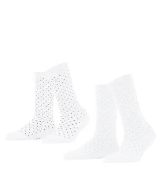 ESPRIT socks & tights - Esprit Fine Dot 2-Pack Damen raw white - Gr. - 36.5