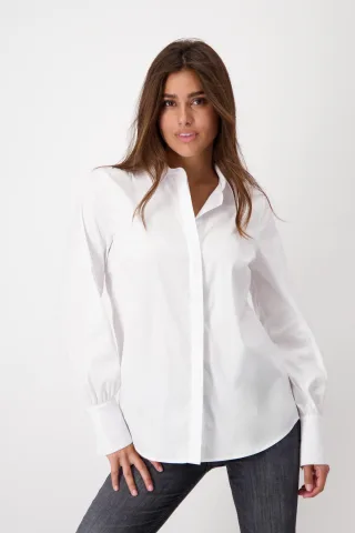 monari - Weiße Hemdbluse weiss - Gr. - 40