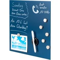 bremermann Magnettafel Magnettafel mit Glasfront, 6 Magnete und 1 Marker