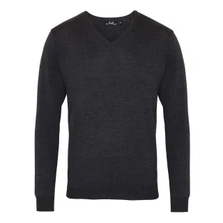 Premier - Sweatshirt V-Ausschnitt für Herren (Holzkohle)