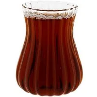 Mulex Teeglas Style 6-teiliges Teegläser-Set - 200 ml, Relief-Design, 6-tlg., Glas