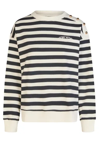 BROADWAY NYC FASHION - Sweats navy blue stripe - Gr. - 001