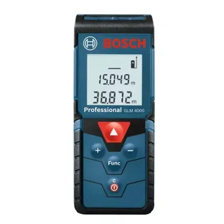 GLM4000 Professional Laser Distance Meter 40m IP54 ±2mm Accuracy Multiple Measurement Modes Automatic Backlight Sound Pr