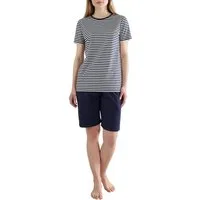 GÖTZBURG Shorty GÖTZBURG Damen Shorty blau quergestreift (1 tlg)
