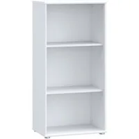 FORTE Regal Tempra, Mehrzweckregal schmal, Höhe 111,1cm, 2 Ablageböden, Breite 54 cm
