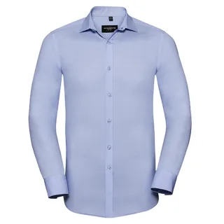 Russell Collection - "Ultimate" Hemd für Herren Langärmlig ()