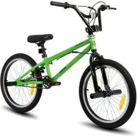 HILAND Kinderfahrrad Redeem 20 Zoll 3 Multiple Speichen BMX für Jungen ab 7-10 Jahre, 1 Gang, Reflektorplatte, Single Speed, 4 Pegs