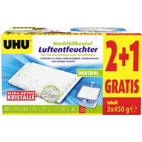 UHU Luftentfeuchter UHU Luftentfeuchter Nachfüllbeutel 450g 2+1 gratis
