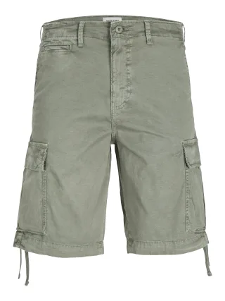 JACK&JONES - JPSTCOLE TUCKER CARGO SHORTS LNG SN agave green - Gr. - S