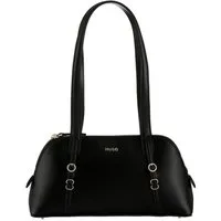 HUGO Schultertasche Syndra, längliche Schultertasche, zeitlose Handtasche, Businesstasche