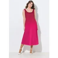 MIAMODA Jerseykleid Kleid ärmellose A-Linie Mesh Farbverlauf