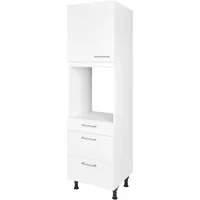 nobilia® Backofenumbauschrank "Laser", Ausrichtung wählbar, mit Schublade und zwei Auszügen und einer Tür, vormontiert, Breite/Höhe: 60/216,6 cm