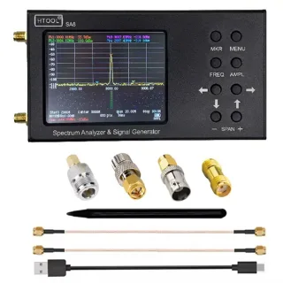 SA8 Spectrum Analyzer 35MHz to 6200MHz Wide Frequency Range Tracking Generator VSWR Measurement Portable Lightweight Ene