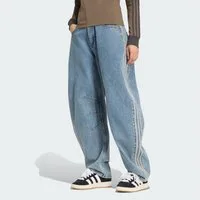 adidas Originals Loose-fit-Jeans BARREL-JEANSHOSE, HOHER BUND (1-tlg)