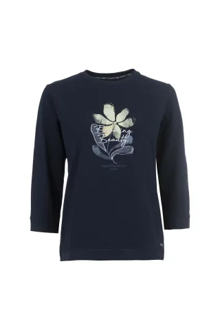 squesto - Leichtsweat 3/4 navy - Gr. - 36