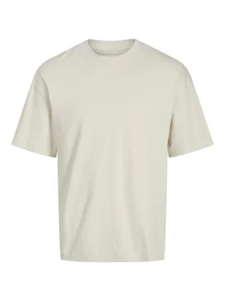 JACK&JONES - JJEURBAN EDGE TEE SS O-NECK NOOS moonbeam - Gr. - M