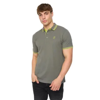 Crosshatch - "Mackerby" Poloshirt für Herren (Oliv)