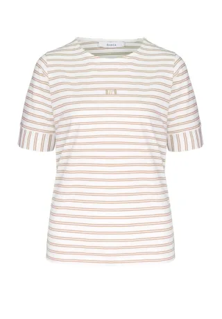 Bianca - Kurzarmshirt - DINIA braun - Gr. - 36