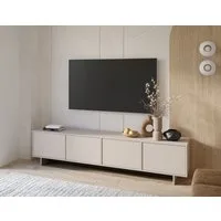 OTTO home Lowboard Tatami, Modernes griffloses TV-Board, Breit 220,50cm, TV-Schrank, TV-Schrank, TV-Board mit viel Stauraum, push-to-open-Funktion