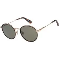 Superdry Sonnenbrille Modell 995063 Form Rund, Logoschriftzug auf Bügel, Kombifassung